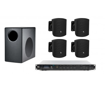 Акустическая система JBL с сабвуфером 4 динамика | Чёрный цвет